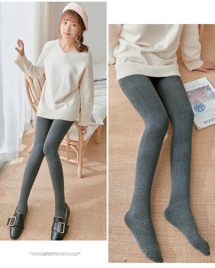 Velvet and thickened leggings, warm pants, women's jumpsuit（buy one get one for free)