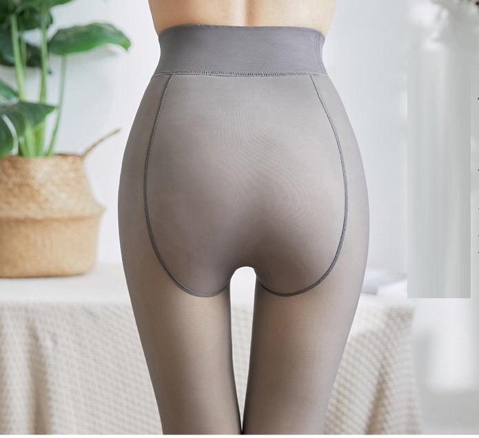 Velvet and Thickened Skin Penetrating Underpants Legging (buy one get one for free)